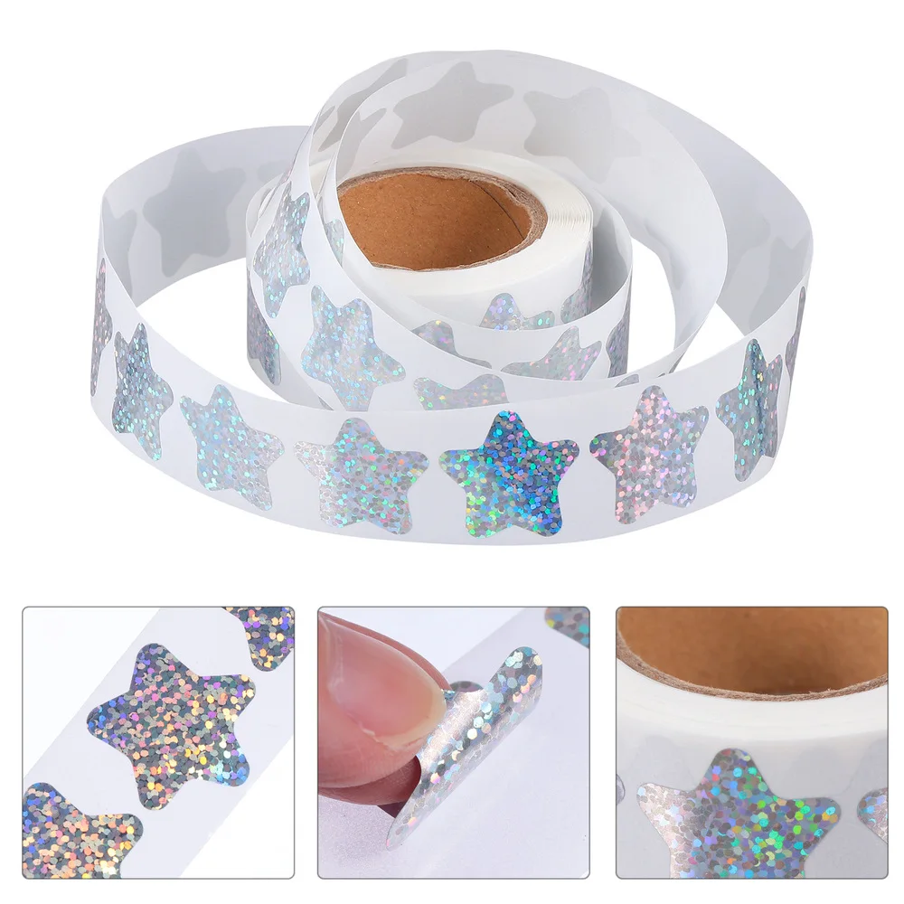 

1 Roll of DIY Baking Stickers Gift Wrapping Stickers Shinny Stationery Stickers