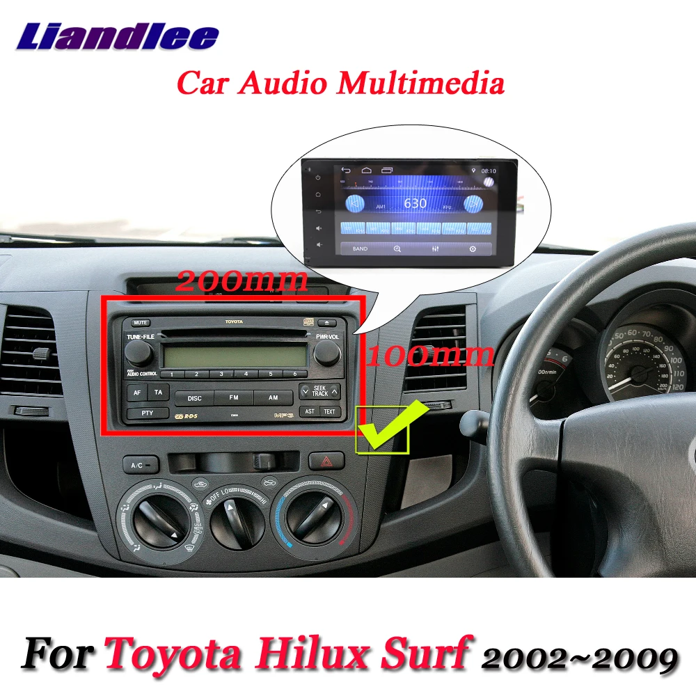 

Android Player Carplay Car Android System For Toyota Hilux Surf 2002-2009 Radio Stereo GPS Navigation HD Screen Multimedia
