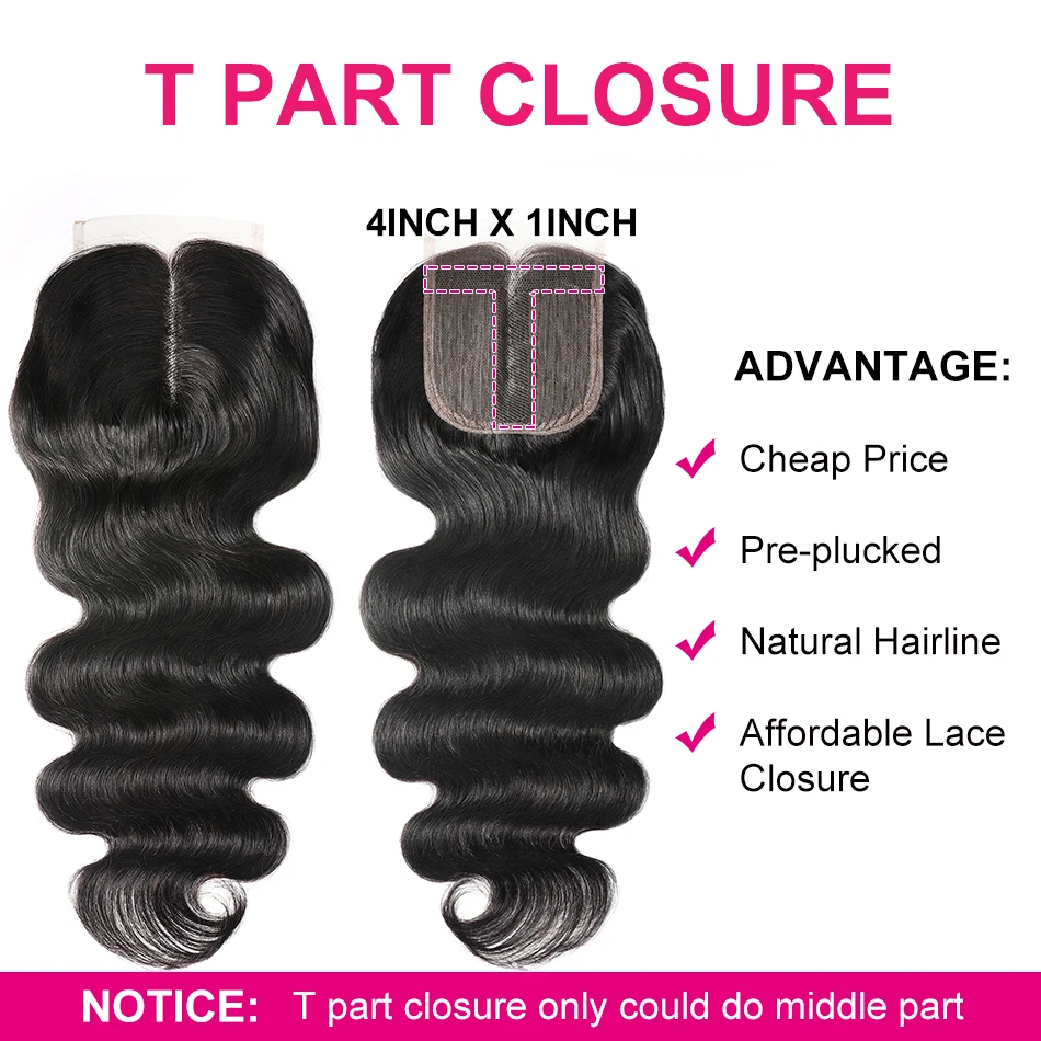

Unice Hair Brazilian Body Wave Closure 4*4 Lace Closure Color Hand Tied Remy Human Hair Brazilian Lace Closure