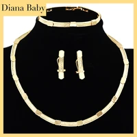 diana baby jewelry round collar jewelry set women necklace earrings bracelet set for wedding jewelry classic jewelry findings