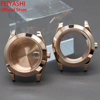 36mm40mm cases mens watches parts sapphire crystal oyster air king submariner for nh35 nh36 miyota 8215 movement 28 5mm dial
