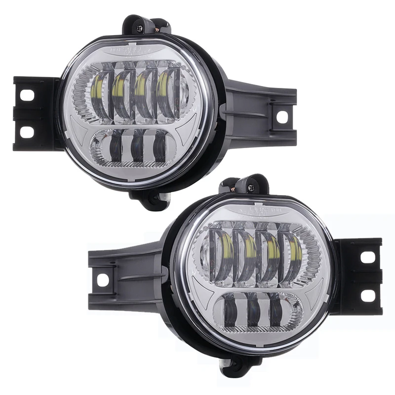

2PCS 63W LED Fog Lights for 2004-2006 Dodge Durango for Dodge Ram 1500 2500 3500 2003 2004 2005 2006 2007 2008 2009 Black/Chrome