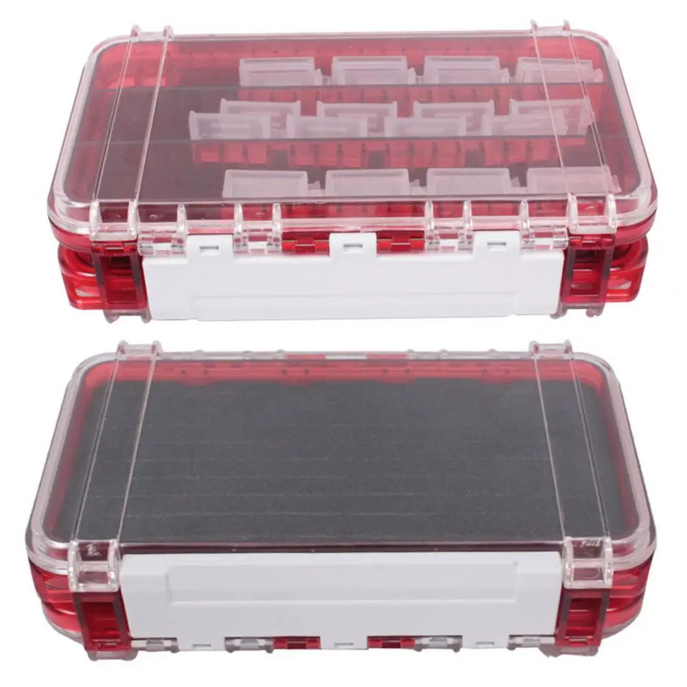 Fishing Lures Box Memory Foam Design Waterproof EVA Adjustable Container for | Tackle Boxes
