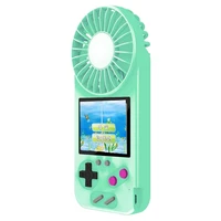 handheld game console with usb fan color display 500 in 1 game console retro game console with mini personal fan for kids adults