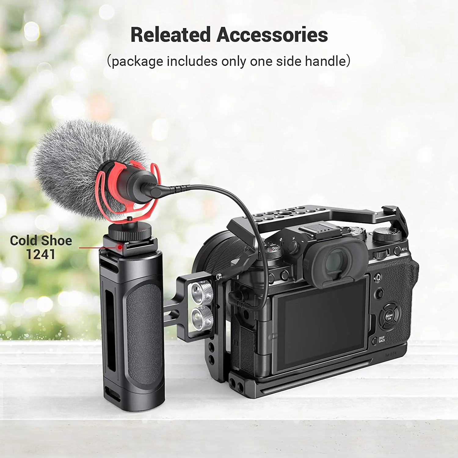 Универсальная мини-клетка Smallrig с боковой ручкой для камеры Sony Canon Nikon ручка-клетка