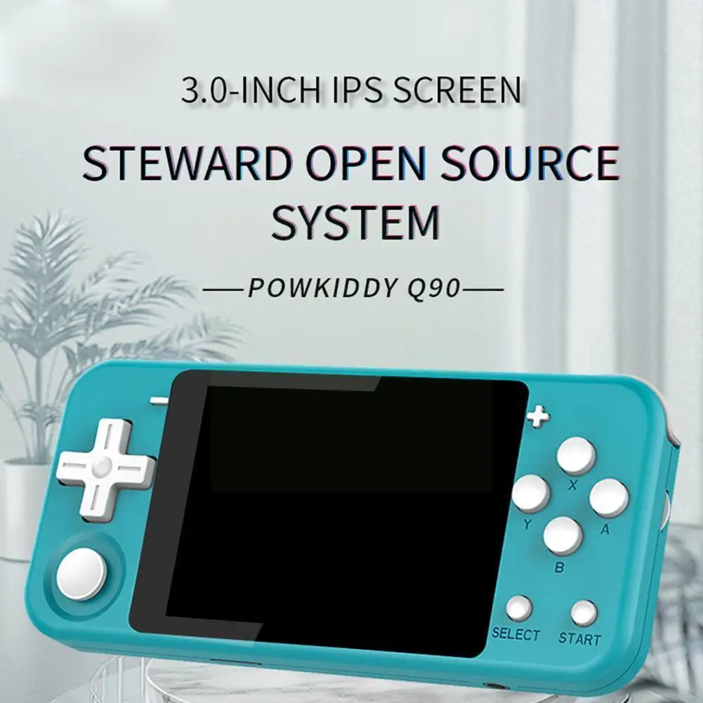 

Powkiddy Q90 Open Source Handheld PS Joystick Arcade Mini Game Console Retro Nostalgic Video Handheld X4R1