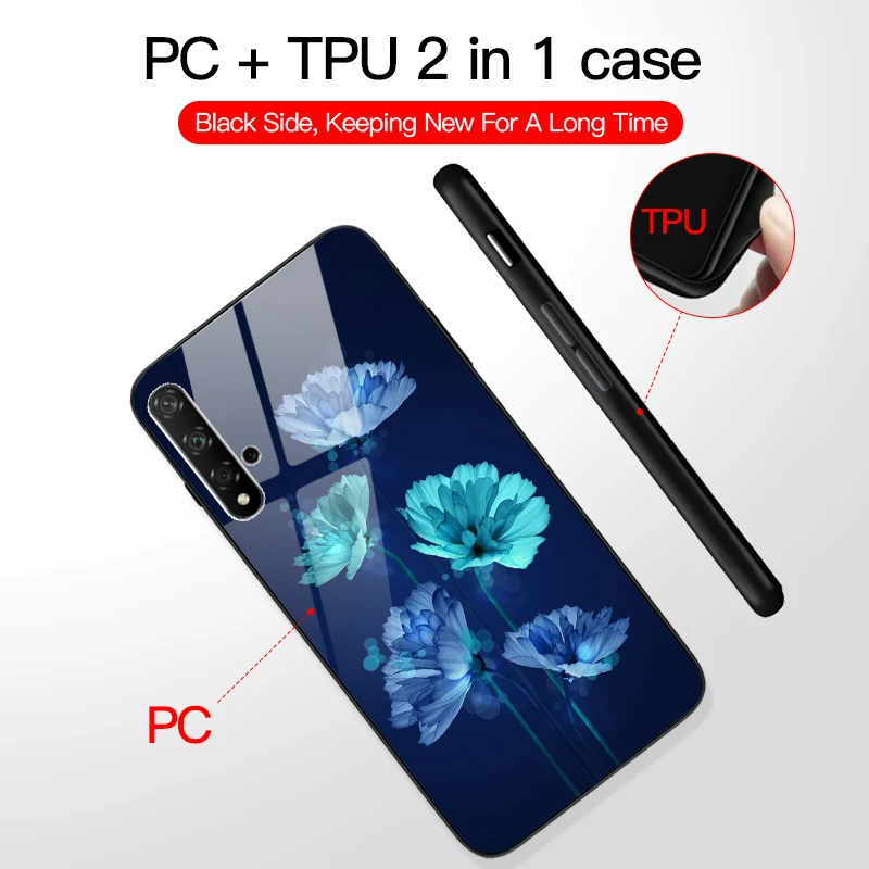 Чехол для телефона Huawei Y9 Prime 2019 Y6 Y7 Y5 Lite 2018 черный чехол Honor 7S 7C 7A PRO жесткий из
