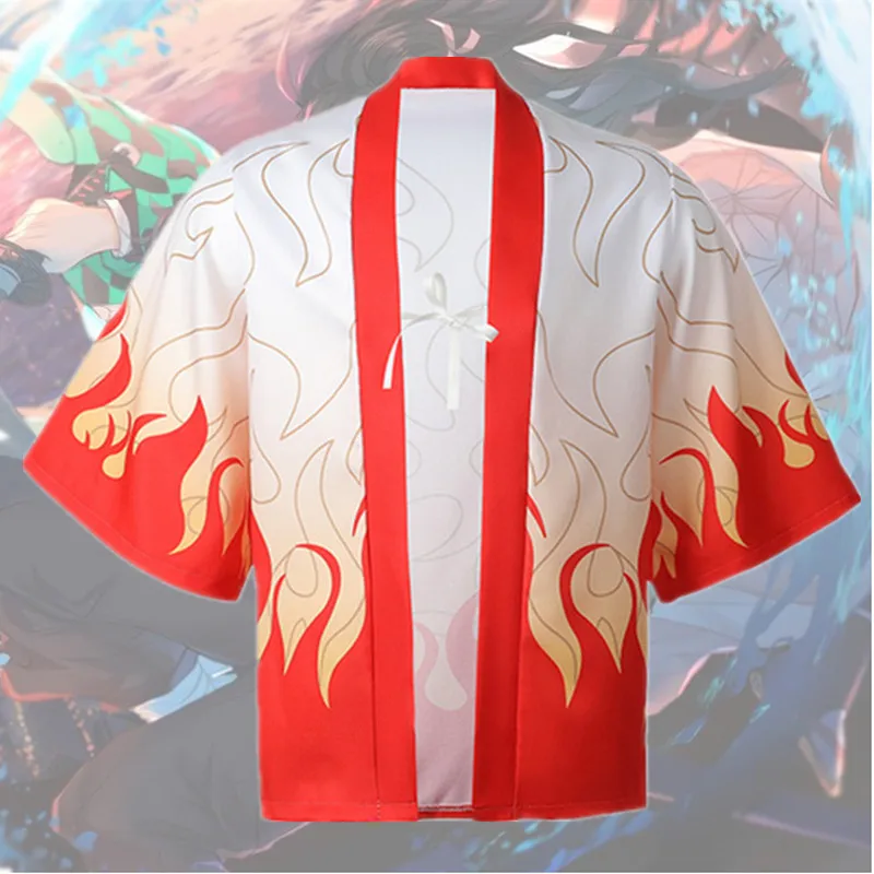 Кимоно для женщин и мужчин с 3D-принтом японское аниме крутая уличная одежда