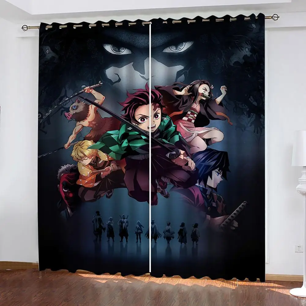 Занавеска плакат Цельный с мультяшным рисунком в стиле ретро художественные