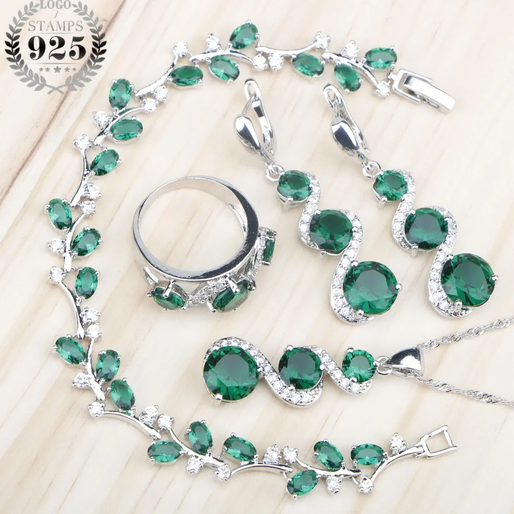 Комплект из колье серёг и браслета серебра 925 пробы|jewelry sets earrings|silver jewelry setjewelry |