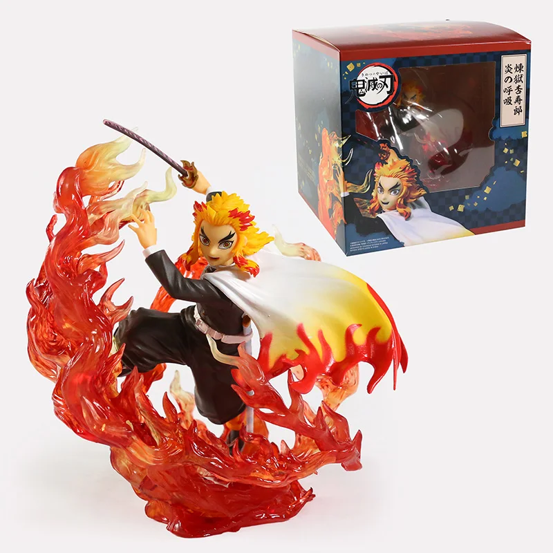 

Игрушечная фигурка из аниме «рассекающий демонов», Rengoku Kyoujurou Battle Ver, Коллекционная модель из ПВХ