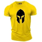 Новинка лета 2021, летняя футболка с 3D принтом Spartan, мужская и женская трехсторонняя футболка Sparta, футболка с 3D принтом