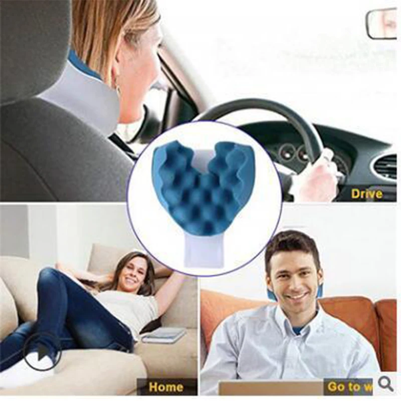 Chiropractic Pillow Neck and Shoulder Relaxer Cervical Traction Device for Pain Relief Management Spine | Дом и сад