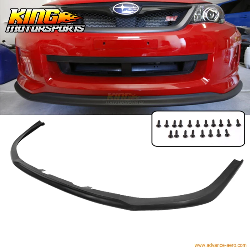 Подходит для 11 14 Subaru Impreza WRX Sti CS Style передний бампер губ из полиуретана|front bumper