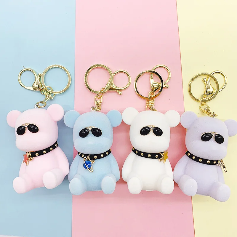 Новинка 2020 стильная одежда солнцезащитные очки медведь брелок изысканный