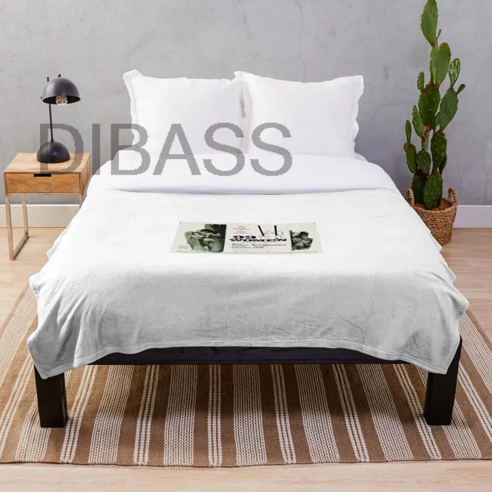 

99 Women - 1969 - Vintage Movie Poster Blankets Super Soft Throw Blanket, Lightweight Plush Bed Flannel Blanket, Suitable for Ad