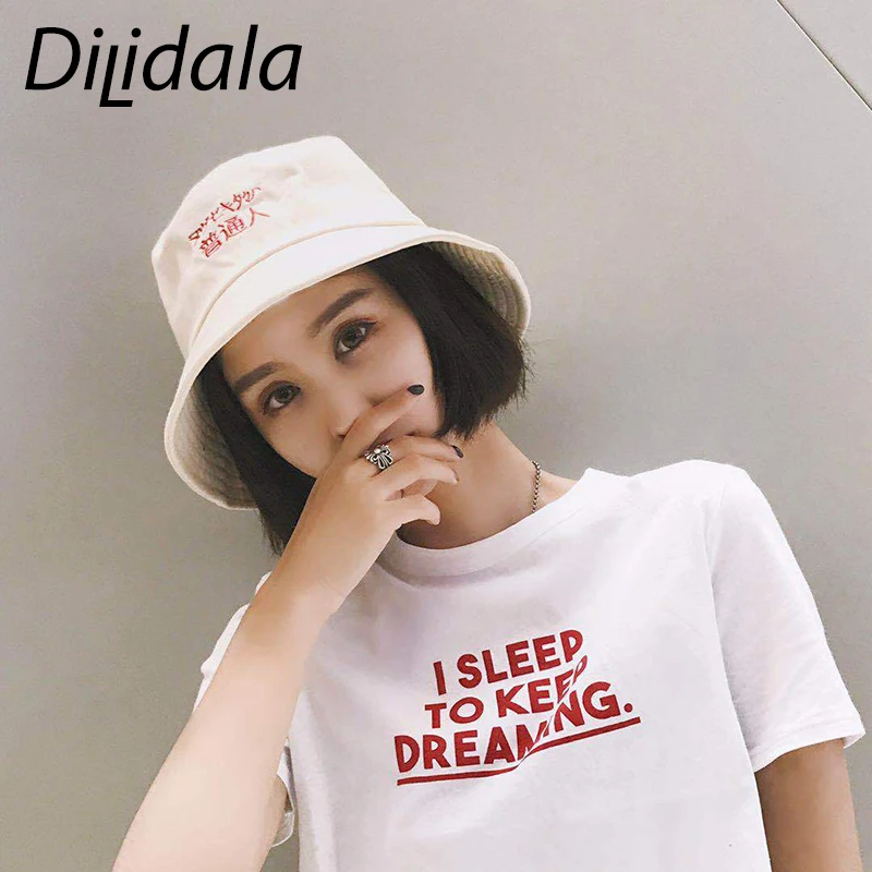 Dilidala креативный козырек рыбацкая шляпа корейская мода вышивка повседневная