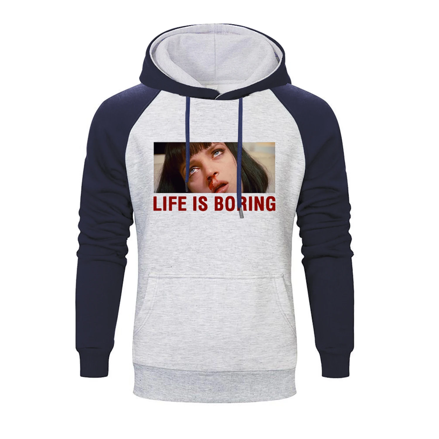 Целлюлозы Художественная литература жизнь скучна с капюшоном Мужские Смешные