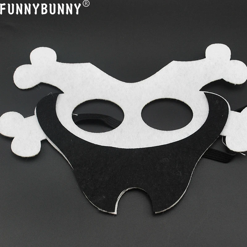 FUNNYBUNNY Череп Скелет и тыква милый Войлок на Хэллоуин с надписью Trick или Treat маски