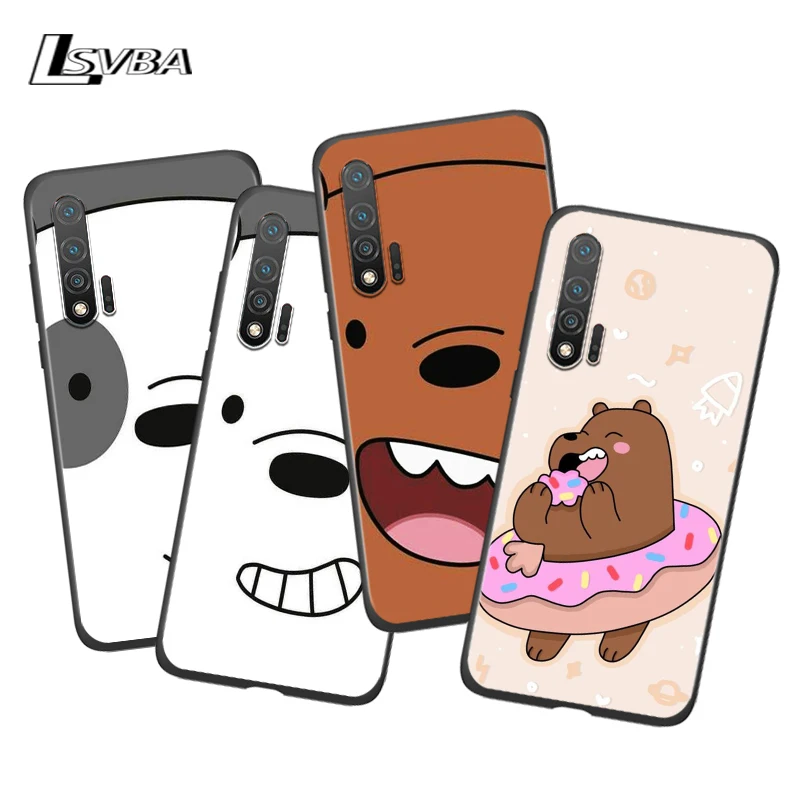 

Three Cute Gbears Panda Cartoon For Huawei Nova 7SE 5G 7i 6SE 5T 5i 5Z 5 4E 4 3i 3E 3 2i 2 Pro Lite 2 2017 Silicone Phone Case