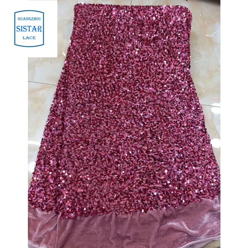 Оптовая продажа Высококачественная полностью блестящая французская кружевная