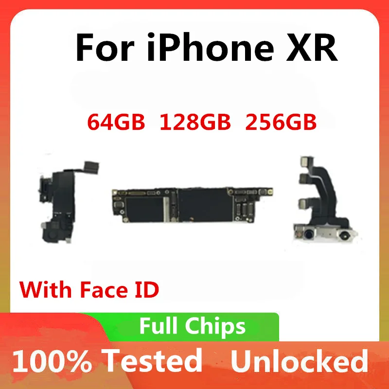 Материнская плата для iPhone XR с/без лица ID завод разблокирован логическая с полным