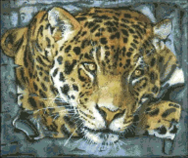 

Леопардовые наборы для вышивки крестиком 14 карат, вышивка без рисунка, высокое качество, сделай сам, украшение ручной работы