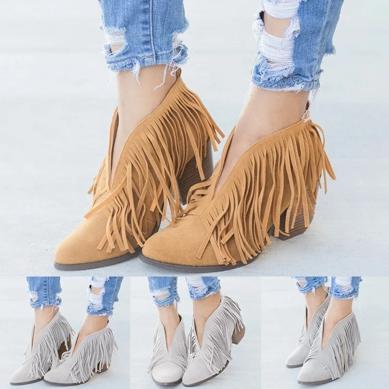 HEFLASHOR/2019 г. Женская шикарная обувь в стиле ретро ботильоны на высоком каблуке без