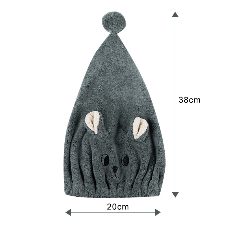 

4Pcs After Shower Hair Drying Wrap Womens Girls Lady's Towel Quick Dry Hair Hat Cap Turban Head Wrap Bathing Tools Shower Cap