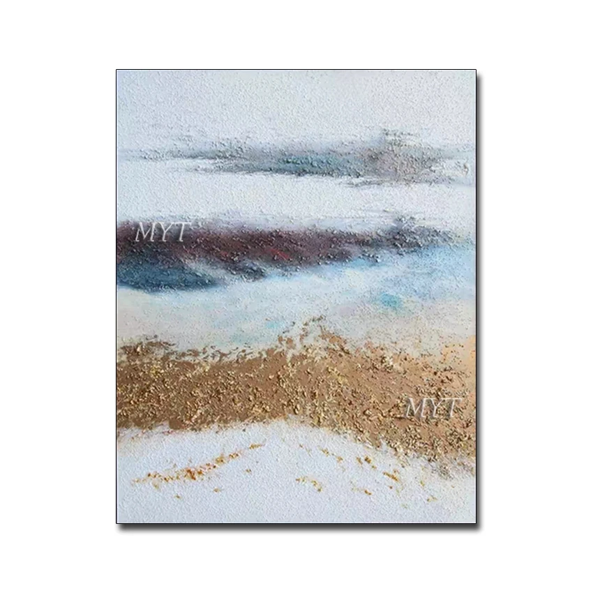 

Unframed Heavy Textured Abstract Acrylic Painting Wall Art Canvas Artwork Hand-painted Wall Picture From Photo For Living Room