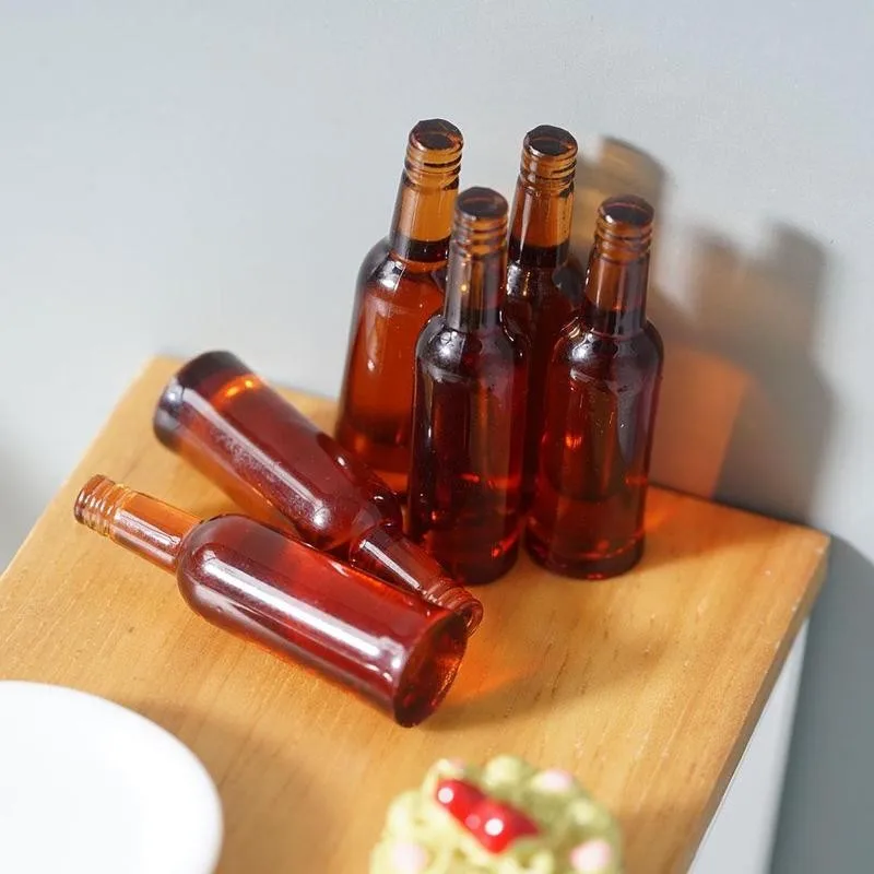 

1/12 Dollhouse Miniature Accessories Mini Wine Bottle Model Simulation For Doll Set Toys House Decoration I1Z9