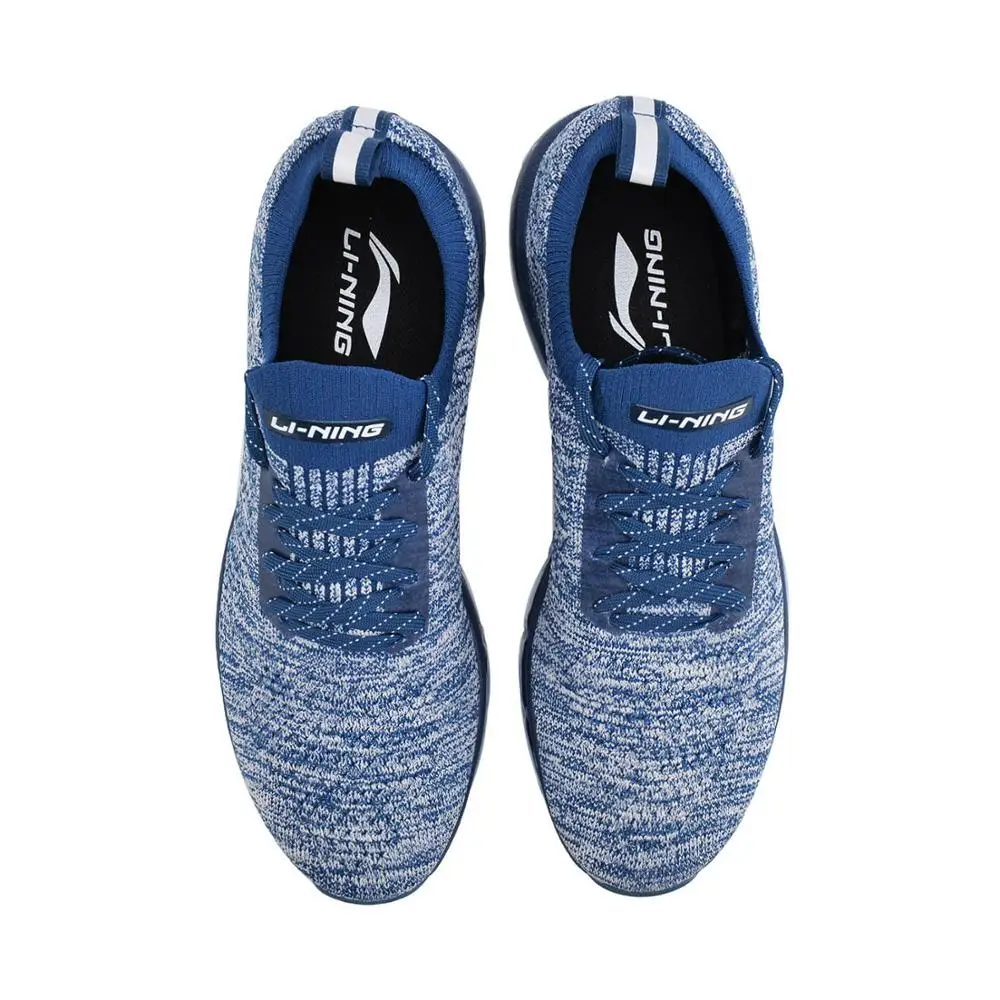 Мужские трикотажные кроссовки BUBBLE MAX Li-Ning удобные дышащие спортивные с