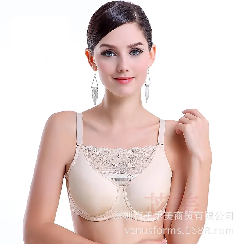 

X9056 Special Price After Special Surgery Can Be Removed Shoulder Strap Special Silicone Fake Breast Bra Womens Lingerie