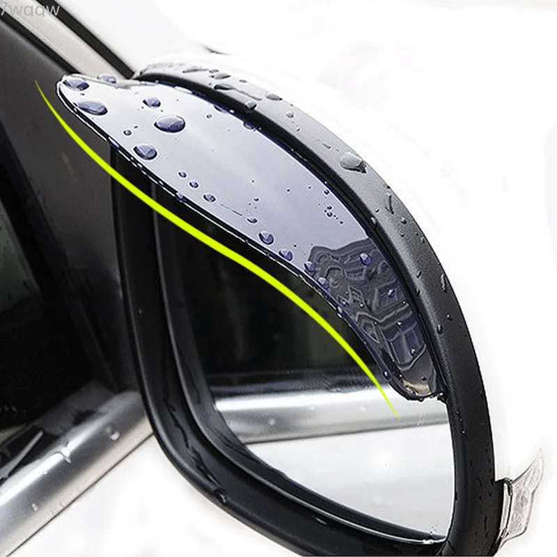 

1Pair Car Back Mirror Eyebrow Rain Cover For Hyundai Tucson I30 Solaris Creta Kia Rio 3 4 Ceed Cerato Picanto Sportage 2018 2019
