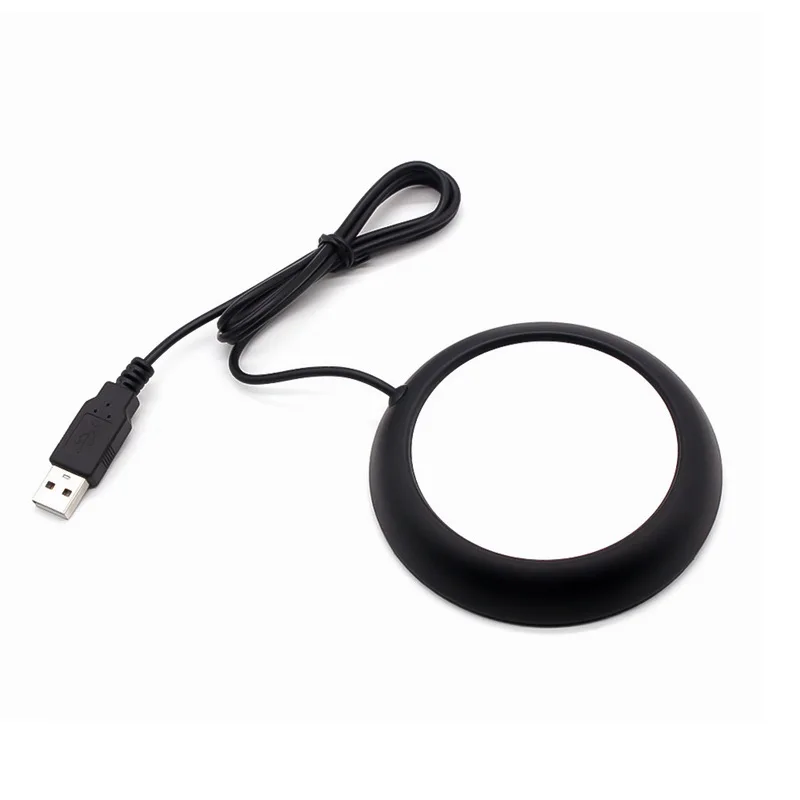 style C Hoomall 1 шт., USB подогреватель чашек из древесины, портативный коврик для кружек для напитков, электрический подогреватель кружек - Цвет: style C