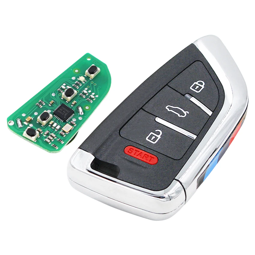 5 шт. X KEYDIY универсальный смарт-ключ ZB02-4 для KD-X2 KD900 мини KD Автомобильный ключ дистанционного замена подходит более 2000 моделей