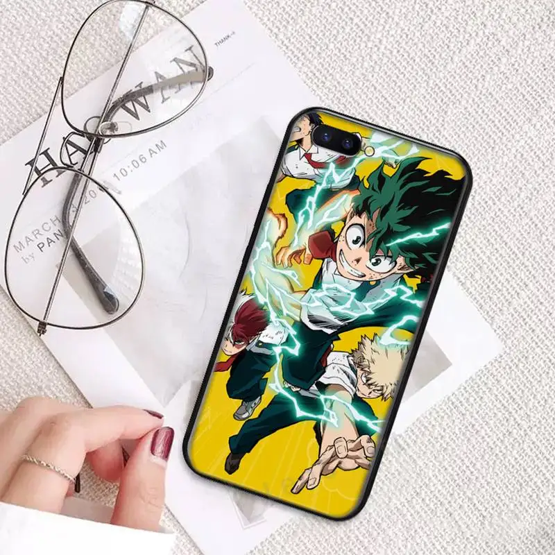 

Anime My Hero Deku Bakugou Academia Phone Case For OPPO R9 R11 R15 R17 RENO Realme S PLUS Normal 2z 3 5 C2 pro