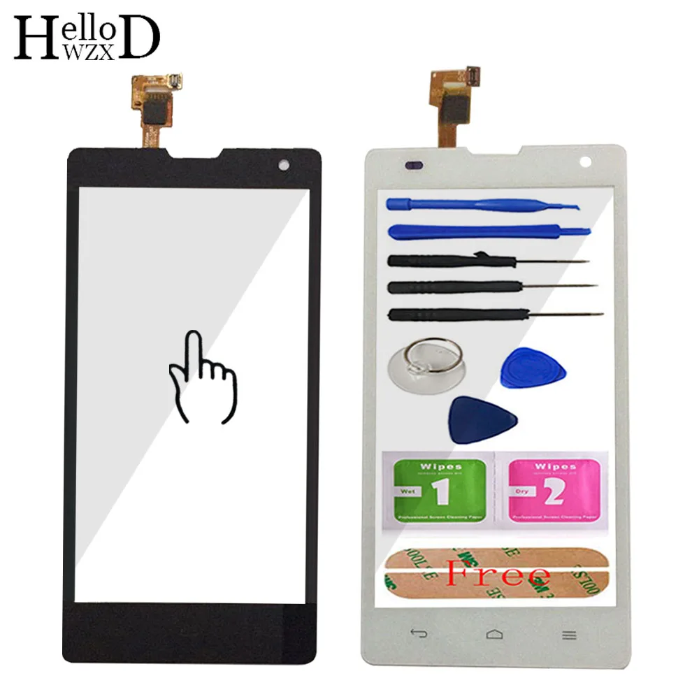 

5.0'' Touch Glass For Huawei Honor 3C H30 G740 Touch Screen Glass Digitizer Panel Touchscreen Front Glass Lens Sensor Adhesive