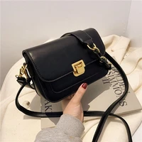 simple and stylish women shoulder messenger bags 2021 new trend of luxury handbag designer leather bags clamshell