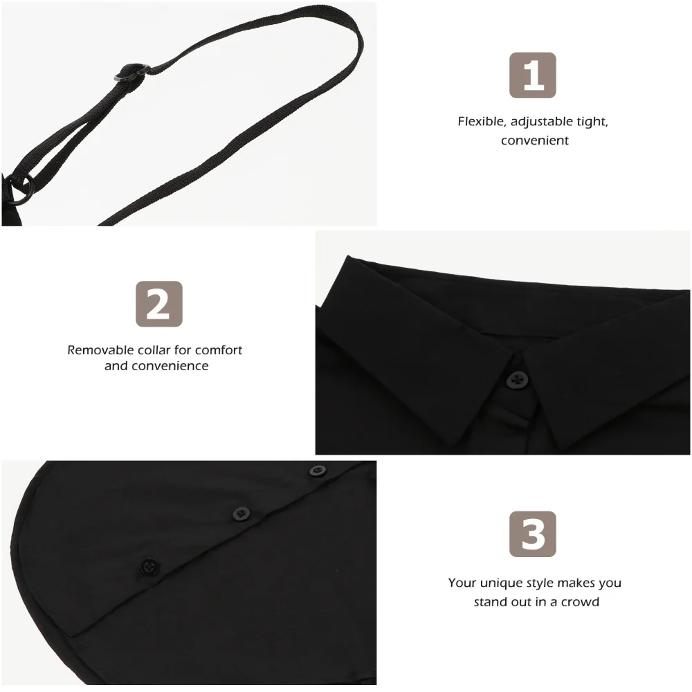 

Shirt Fake Collar Charming Clothing Decoration Detachable Pointed Collar