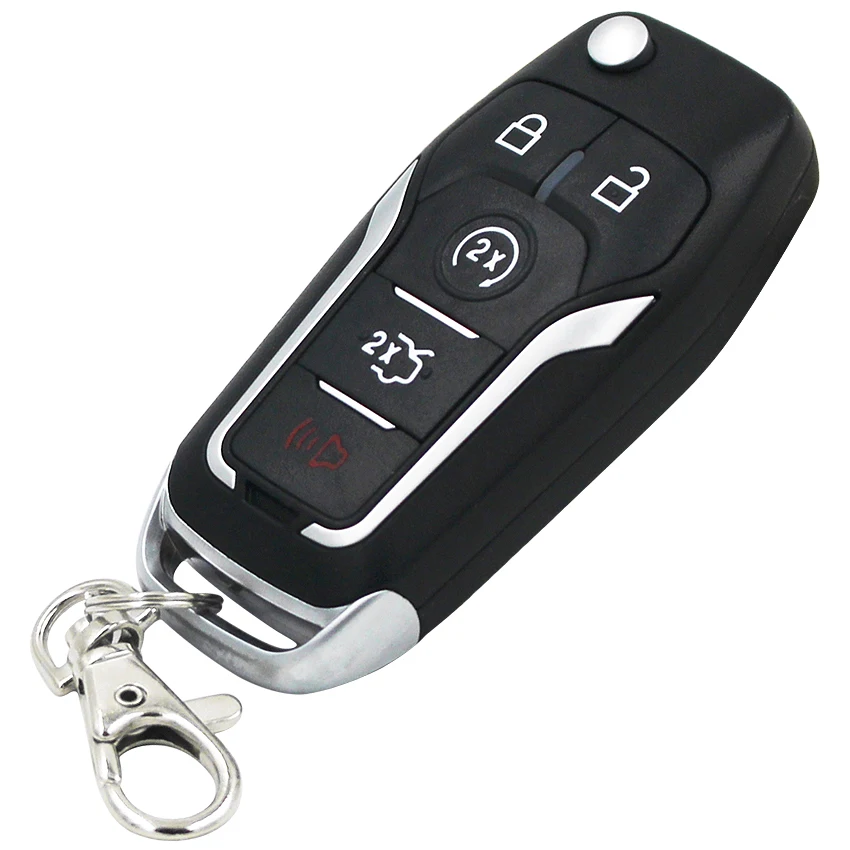 Модифицированный складной дистанционный ключ 4 + 1 Кнопка 433 МГц 4D63 чип для Ford Focus