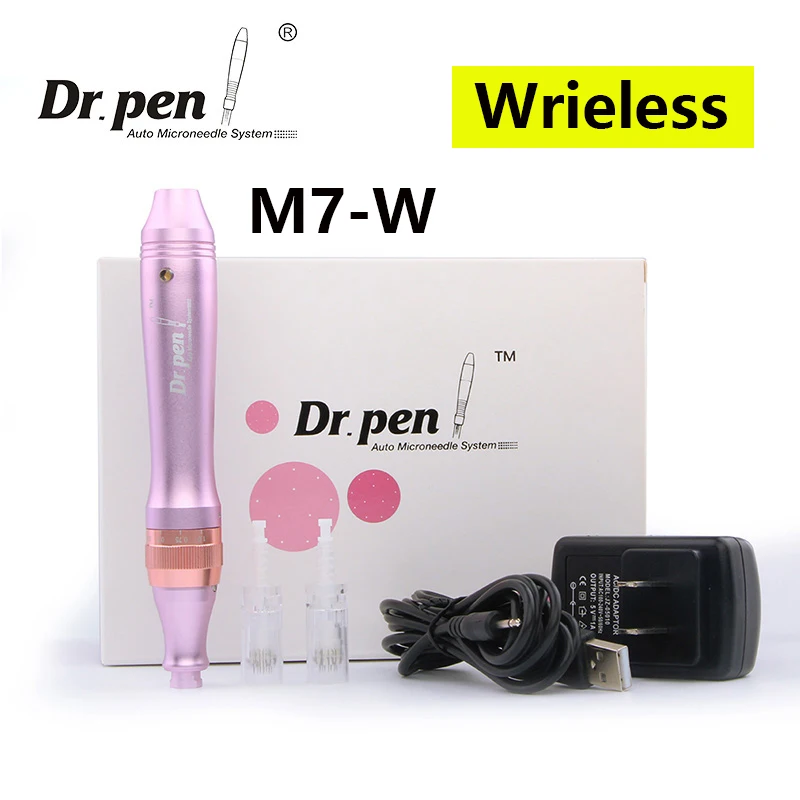 Dr.pen M7-W Wireless dermapen profesional Mircroneedling Drag Nano Skin Care Machine Device Tattoo machine Facial Tools