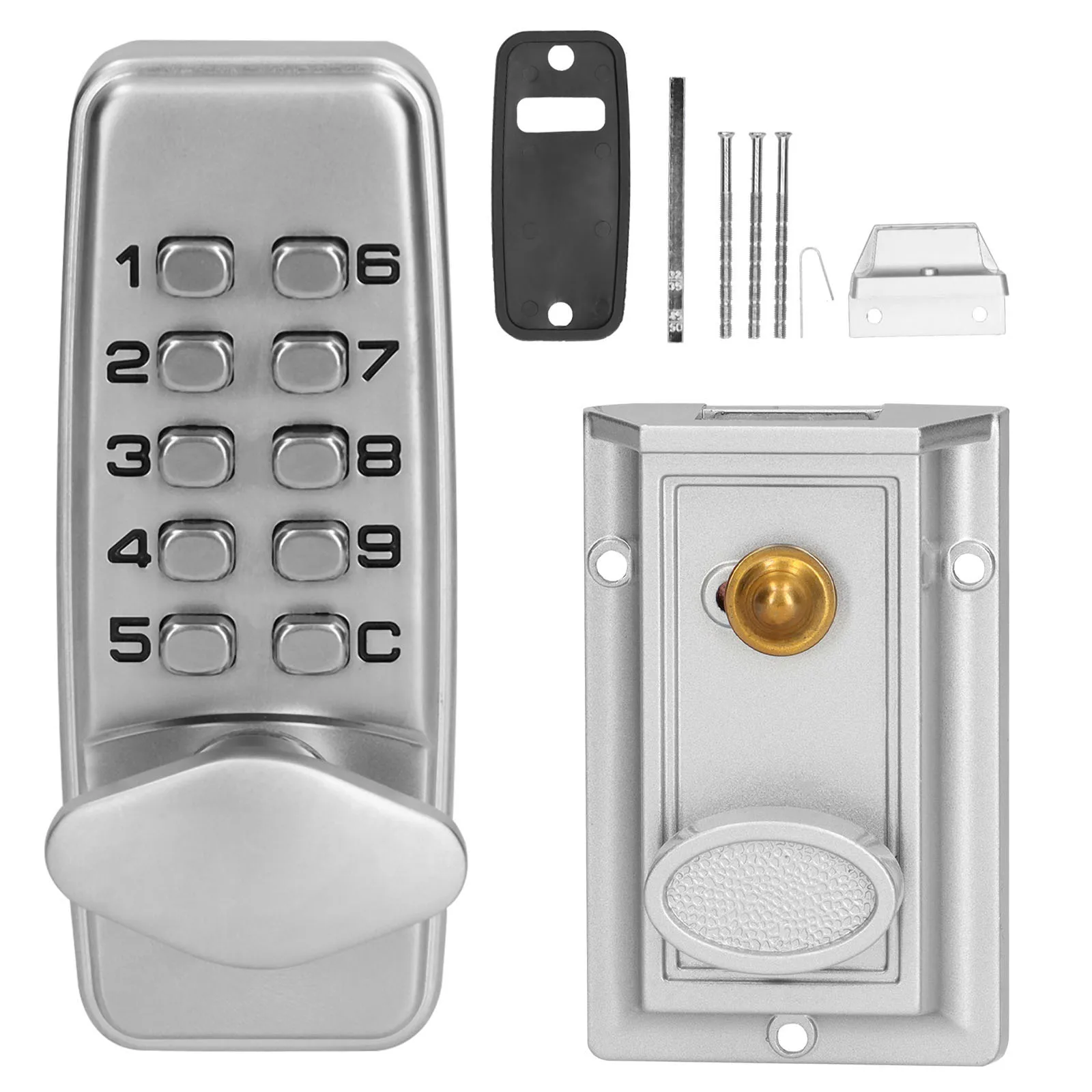 

Mini Zinc Alloy Mechanical Combination Lock Numberal 2 - 4 Digits Code Lock Cabinet Indoor Outdoor Door Security Coded Lock