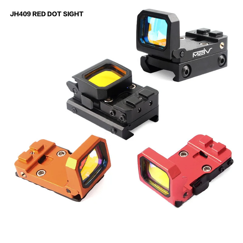 Складной голографический прицел M4 Airsoft Red Dot Sight телескопический козырек для