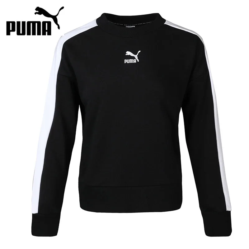 

Original New Arrival PUMA Classics T7 Crew Regular fit Women's Pullover Jerseys Sportswear