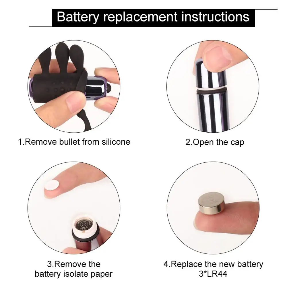 Вибрирующий кольцо-вибратор на пенис для мужчин и женщин Стимуляция клитора