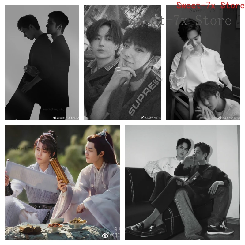 

Chinese Idol Handsome Male Stars Canvas Painting Art Nordic Posters and Prints Wall Pictures for Living Room Decor Frameless