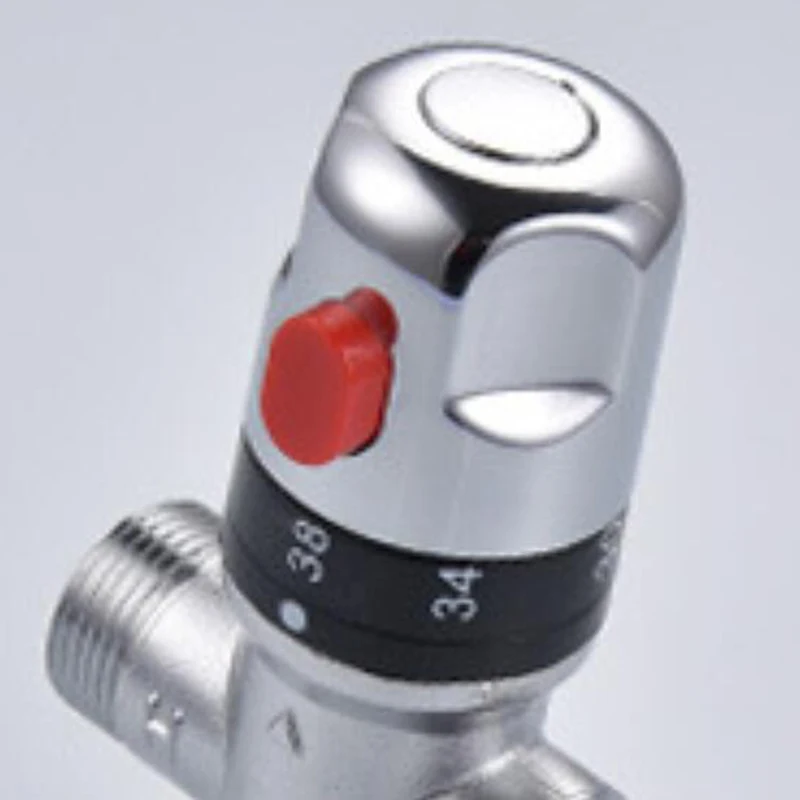 

6 Points Copper Pipe Thermostatic Faucet Thermostatic Mixing Valve Bathroom Water Temperature Control Faucet Cartridge