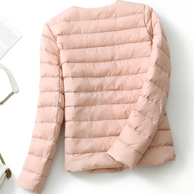 Женская двухсторонняя сверхлегкая Зимняя куртка новинка 2022 пальто на утином