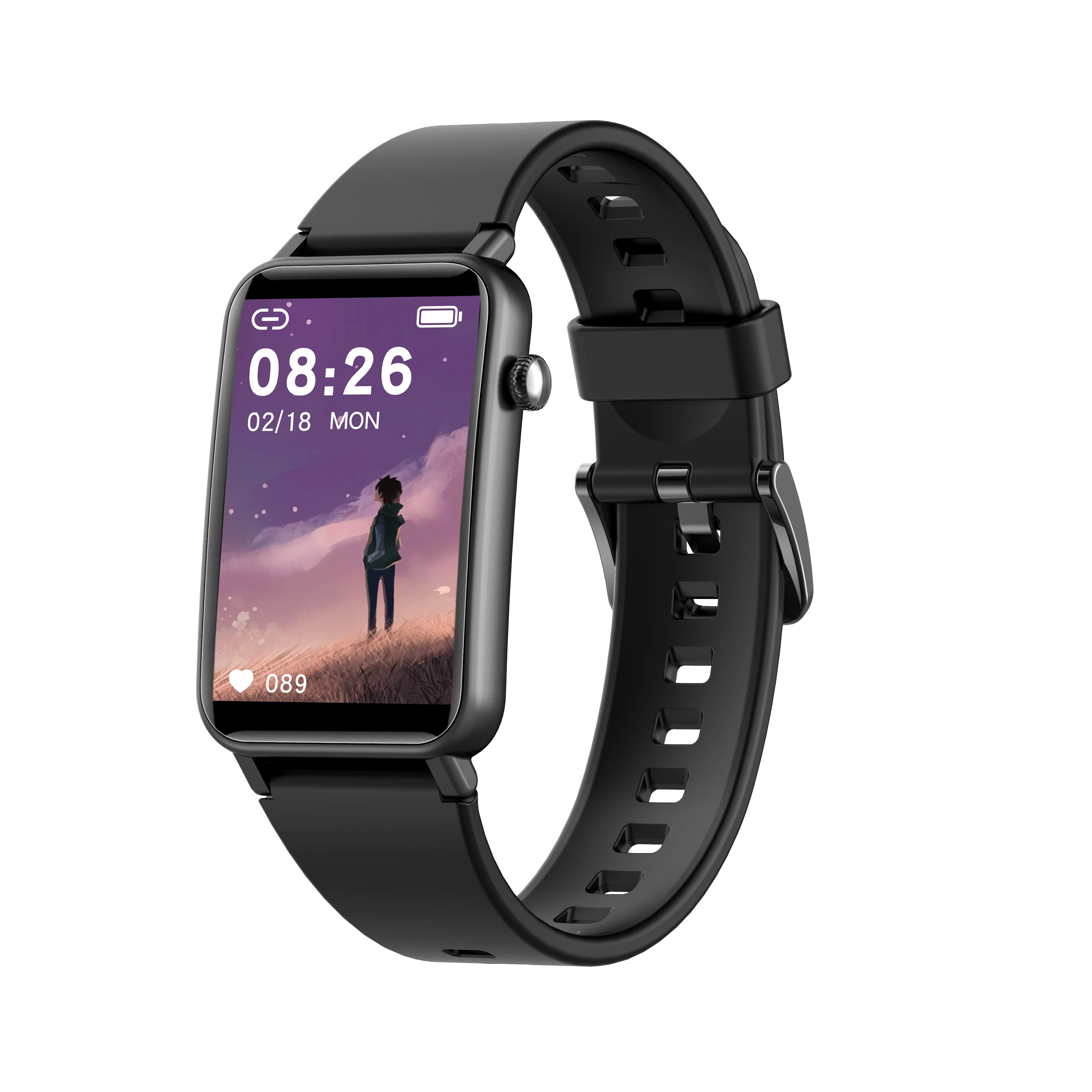 

HopoFit Custom Dial Smartwatch Men 1.57inch Women Watches Call Reminder Lady WristWatches Strong Charging For IOS Android Phone